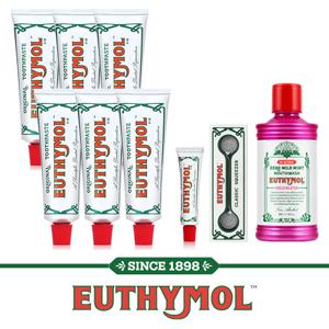 오리지널 치약 120g 6개 + 치약 20g 1개 + 스퀴저 1개 + 마일드가글 500ml 1개