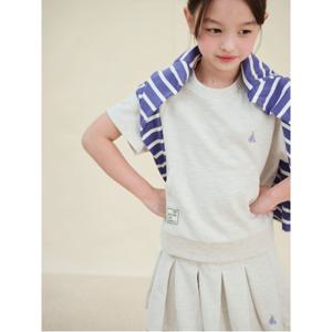피케 반팔 치마바지 상하세트  베이지 (BI5342G08A)