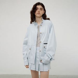 CHAMBRAY BLOUSON JACKET - ICEBERG