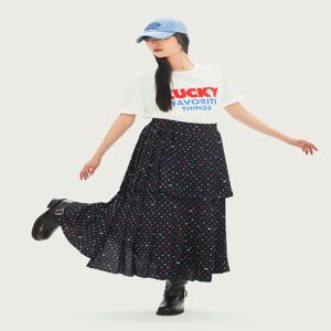 뒤럭키루루 기본핏반팔티셔츠 LFTAA24130