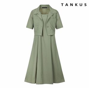 정상가:139,000원 | 카라넥 자켓 세트 원피스 (TW2OP020L0)