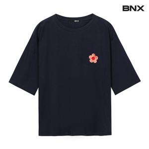 정상가:39,000원 ㅣ 플라워 자수 포인트 티셔츠 (BX1TS025L0)