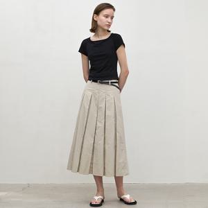 [나인] [정상가 :109000원] 에센셜 플리츠 스커트(SK-4925)