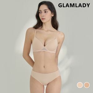 내츄럴핏 컴포트 볼륨 브라팬티 2종세트/컬러택일