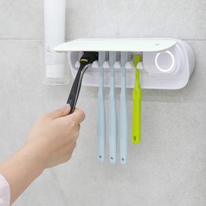 [1+1] UV-C 센서 감지 무드등 온풍 건조 칫솔살균기 URT-138CH 블루/민트