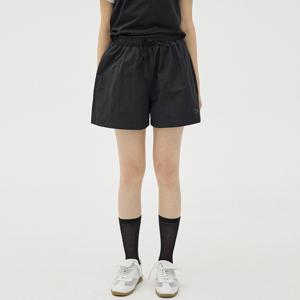 로고 와펜 나일론 3부 쇼츠 [BLACK]