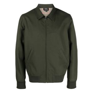 23FW 아페쎄   남성 자일스 몰스킨 봄버 자켓 COGFC H02835 KAF STK