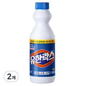 유한락스 레귤러, 500ml, 2개