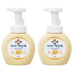 아이깨끗해 핸드워시 순 보송보송 파우더향, 250ml, 2개