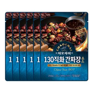 차오차이 130직화간짜장소스 165g 6개