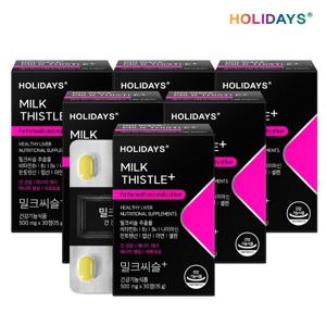 홀리데이즈 비타민B군 강화 실리마린 밀크씨슬+ x 6박스 (총6개월분)