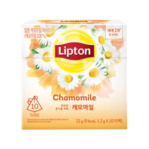 립톤 캐모마일 허브티 1.2gx10티백