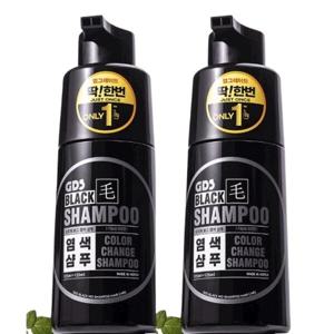 딱한번 염색 샴푸 블랙모 흰머리 새치샴푸 250ml 2병 3분이면 OK 염색약