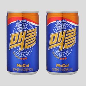 맥콜190ml(60캔) 탄산캔음료 보리음료수 캔음료