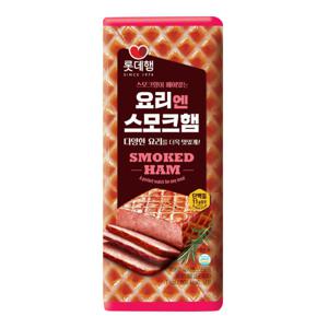 롯데 요리N 스모크햄 1kg 대용량 김밥햄 비엔나소시지