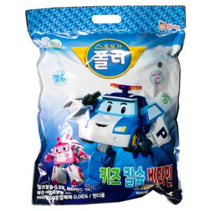 로보카폴리 키즈 칼슘 비타민C 플러스 D 1000정 (복숭아맛)