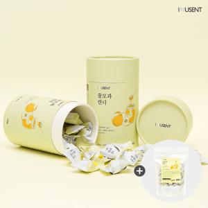 이뮤젠트 꿀모과캔디 35개입 지관통+60개입 파우치 더 환절기 꿀 모과 프로폴리스 캔디