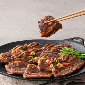 마장가  미국산 초이스 등급  양념갈비 한입 소갈비 1.2kg