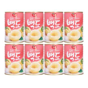 동원 백도 400g x 8캔 / 과일통조림