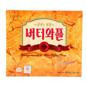 크라운 버터와플 316g  편의점 대용량 추억의과자 수입간식 코스트코