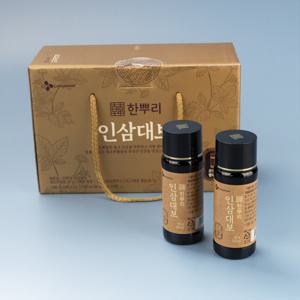 CJ 한뿌리 인삼 대보 100mlx10 병 설선물세트 명절선물세트