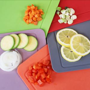 헤스타 국내산 파스텔 실리콘 도마 위생 친환경 살균세척 도마 식기세척기 열탕 소독 가능한 도마