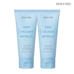 아쿠아 콜라겐 수분크림 펩타이드 보습크림 80ml 2개