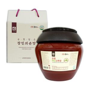 기픈샘 순창 2kg 매실고추장 태양초 고춧가루와 청매실엑기스를 첨가하여 만든 고급고추장