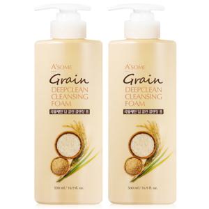 폼클렌징 대용량 클렌징폼 500ml 2개 곡물세안 클렌징