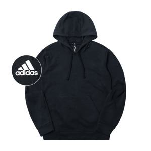 아디다스 로고 기모 후드티 플리스 풀오버