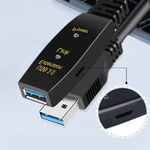 라온 USB3.0 AM-AF 리피터 5핀 유전원 연장케이블 10M