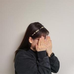 셀룰로이드 호피 프랑스 머리띠 헤어밴드