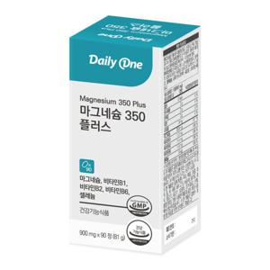 데일리원 마그네슘 350 플러스 고함량 대용량 900mg X 90정 1통