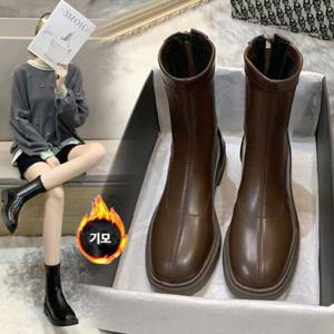 기모첼시부츠 여자 기모안감 첼시부츠 방한부츠 DS BB252