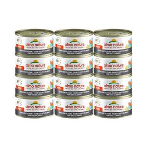 [12개세트] 알모네이쳐 젤리 캣 참치와 오징어 캔 70g 고양이 주식캔