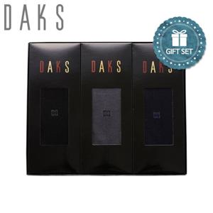 [닥스(양말)]면스판 무지 신사 3족 세트
