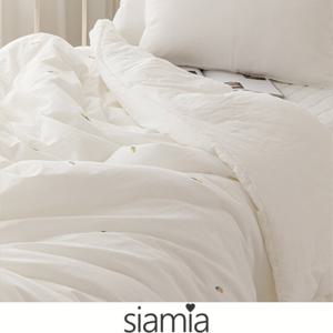 siamia 플레르 워싱 광목 가을 겨울 차렵이불 퀸(특대형)
