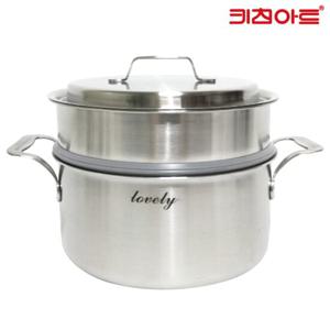 키친아트 러블리 IH인덕션 통3중냄비24찜솥