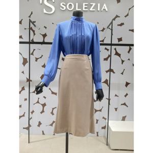 [에스쏠레지아] 에스쏠레지아 플리츠 블라우스 SOLAWBL020