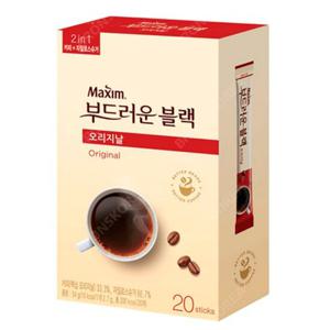 동서 맥심 부드러운 블랙 오리지날 20T