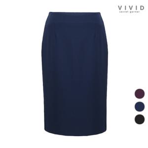 [비비드 시크릿가너]VIVID 여성 베이직라인 스판 정장 스커트