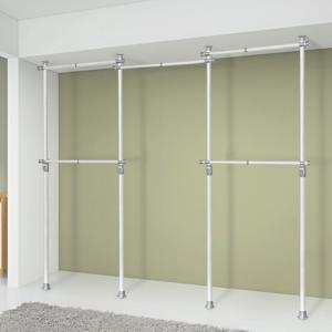 가화 굵은기둥 대량수납 5단 옷걸이 행거 (B4500)