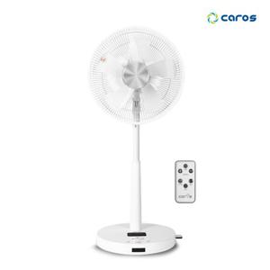 캐로스 무소음 BLDC 24단 리모컨 선풍기 CAF-S14DC DK