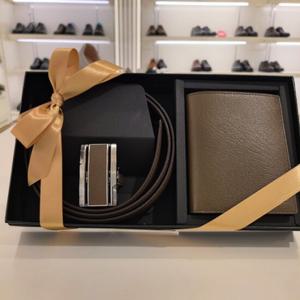 금강제화 랜드로바 남성 SHOWA9004MREGF3 지갑 벨트 세트