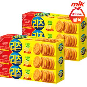 리츠 샌드위치 크래커 레몬 96g x 6개