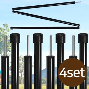 BUCK703 지주폴 타프폴대 블랙 22파이 1800mm 4P