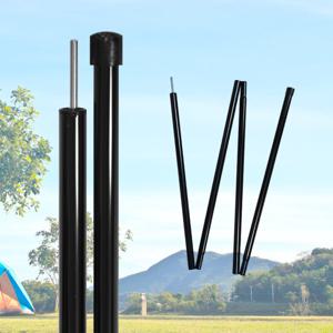 BUCK703 지주폴 타프폴대 블랙 19파이 2000mm 1P