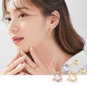 [도로시] 14k 피어싱 4mm 러브몬드 큐[PE3529118]