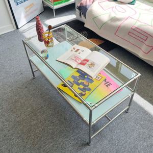 비아 모듈가구 800N 강화유리 소파 거실 테이블 SWL195C (착불)