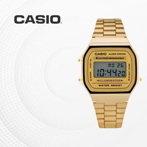카시오 CASIO 남여공용 금장 빈티지 전자 손목시계 A168WG-9W